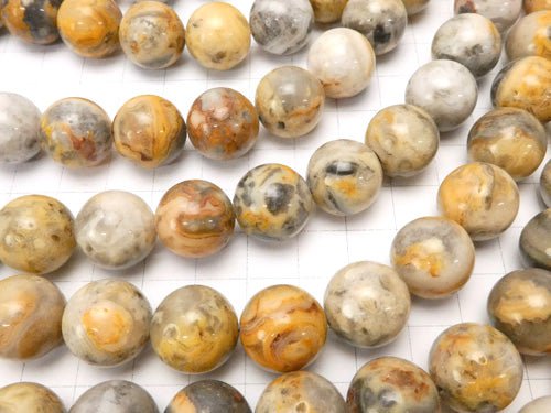 Crazy lace agate Round 14mm half or 1strand beads (aprx.14inch / 35cm)