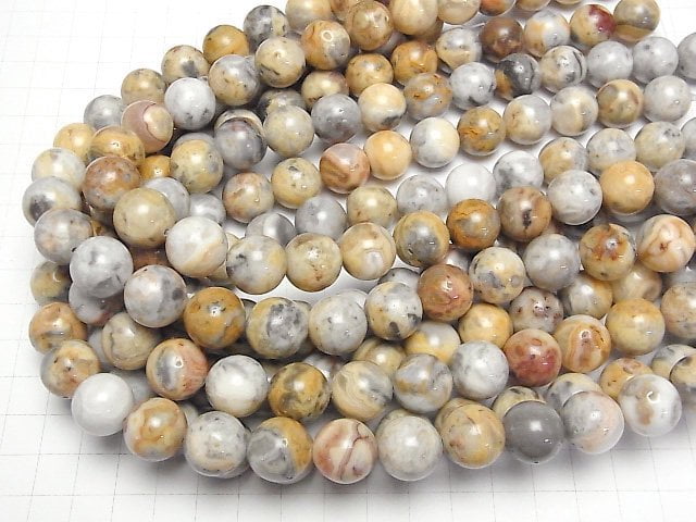 [Video] Crazy Lace Agate Round 14mm half or 1strand beads (aprx.14inch/35cm)