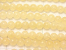 Yellow Jade Round 4mm 1strand beads (aprx.13inch/32cm)