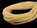Yellow Jade Round 4mm 1strand beads (aprx.13inch/32cm)