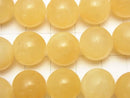 1strand $9.79! Yellow Jade Round 12mm 1strand beads (aprx.15inch / 38cm)