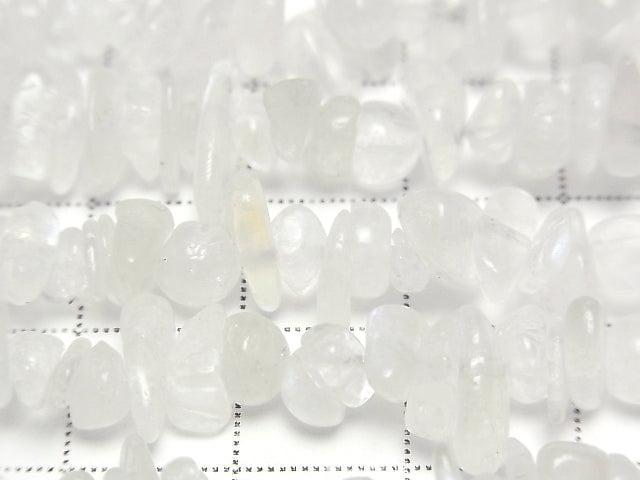 [Video] Royal Blue Moonstone AA ++ Chips (Small Nugget) 1strand beads (aprx.15inch / 38cm)