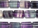 [Video] Multicolor Fluorite AA ++ Triangle Tube 14 x 10 x 10 mm half or 1 strand beads (aprx.15 inch / 37 cm)