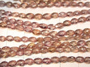 [Video]MicroCut High Quality Color Change Garnet AAA Faceted Oval half or 1strand beads (aprx.4inch/9cm)