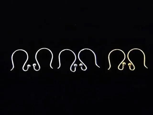 Crochets d'oreille Argent 925 12x11mm [Finition Argent Sterling][Plaqué Rhodium][Plaqué Or 18K] 2 paires