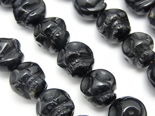 Skull, Tiger's Eye Gemstone Beads