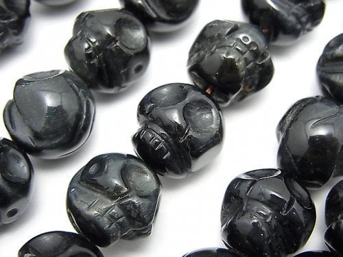 Skull, Tiger's Eye Gemstone Beads