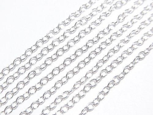 925純銀長款纜繩鍊 1.8mm 純銀飾面 [40cm][45cm][50cm][60cm][75cm] 項鍊 1條