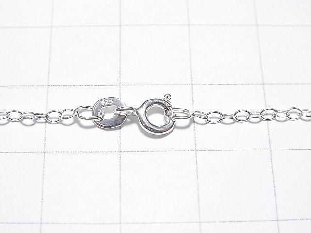 Silver925 Long Cable Chain 1.8mm Sterling Silver Finish [40cm][45cm][50cm][60cm][75cm] Necklace 1pc