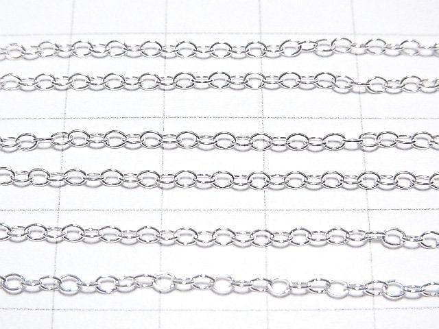 Silver925 Long Cable Chain 1.8mm Pure Silver Finish [40cm][45cm][50cm][60cm][75cm] Necklace 1pc