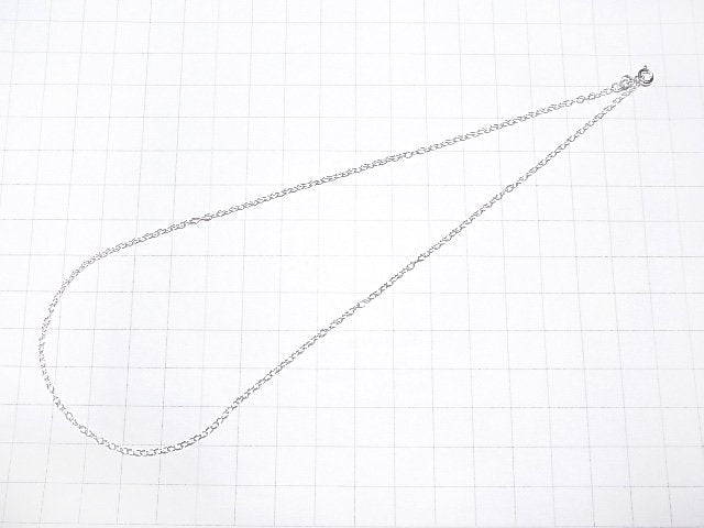 Silver925 Long Cable Chain 1.8mm Pure Silver Finish [40cm][45cm][50cm][60cm][75cm] Necklace 1pc