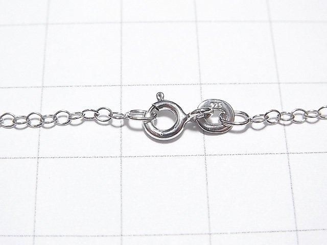 Silver 925 Long Cable Chain 1.8mm Rhodium Plated [40cm][45cm][50cm][60cm][75cm] Necklace 1pc