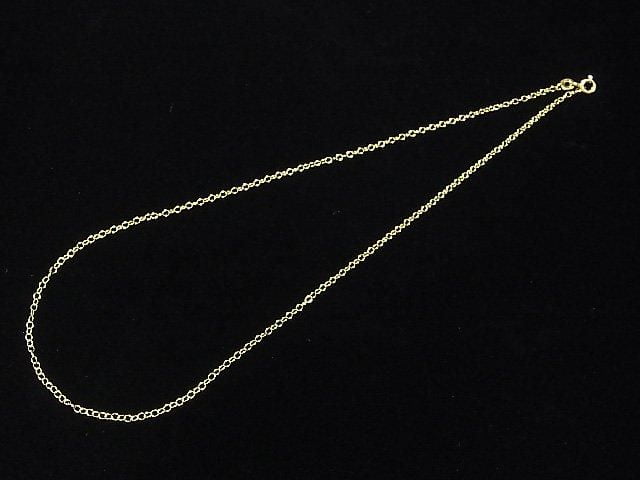 Chaîne fine en Argent 925 plaqué Or 18 carats 1.8mm [40cm][45cm][50cm][60cm][75cm] Collier 1pc