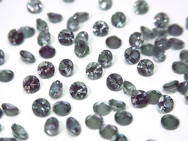 [Video] Synthetic Alexandrite AAA Loose Stone Round Faceted 3x3mm 1pc