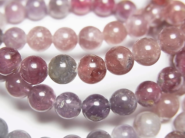 [Video] Multicolor Spinel AA Round 6mm Bracelet