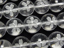 Carving, Crystal Quartz, Round Gemstone Beads