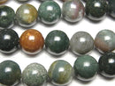 [Video] Indian Agate Round 10mm 1strand beads (aprx.15inch/36cm)