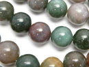 Indian Agate Round 12mm 1strand beads (aprx.15inch/36cm)
