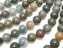 Indian Agate Round 12mm 1strand beads (aprx.15inch/36cm)