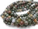 Indian Agate Round 12mm 1strand beads (aprx.15inch/36cm)