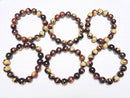 [Video] Golden! Carved of Turtle (Four Divine Beasts)! Red Tiger's Eye Round 10mm,12mm,14mm,16mm Half chain/Bracelet