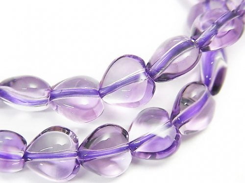 Accessories, Amethyst, Bracelet, Heart Gemstone Beads