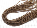 Hematite Round 2mm Bronze Color Coating 1strand beads (aprx.15inch / 38cm)