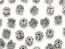 Roundel, Silver Metal Beads & Findings