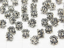 Bali Silver Rondelle 5 x 5 x 4 mm Oxidized Finish 3 pcs $4.79!