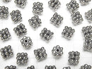 Bali Silver Rondelle 6.5 x 6.5 x 6 mm Oxidized Finish 1 pc $3.79!