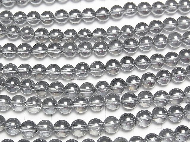 [Video] Silver Flash Crystal Round 6mm half or 1strand beads (aprx.15inch/38cm)