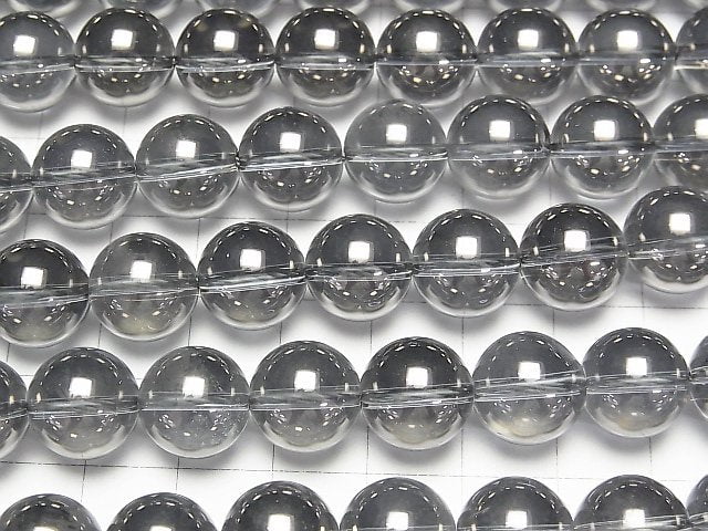 Silver Flash Crystal Round 12mm 1/4 or 1strand beads (aprx.15inch/36cm)