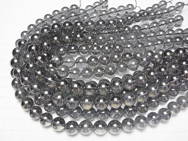 Silver Flash Crystal Round 12mm 1/4 or 1strand beads (aprx.15inch/36cm)