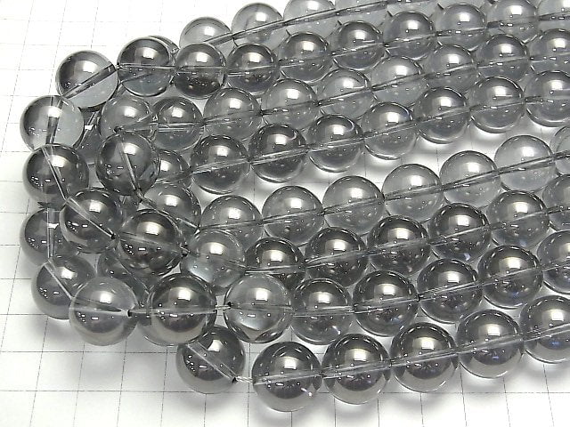 Silver Flash Crystal Round 16mm 1/4 or 1strand beads (aprx.15inch / 36cm)