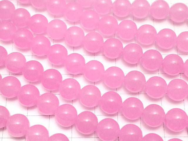 1strand $5.79! Pink Jade Round 10mm NO.2 1strand beads (aprx.15inch / 38cm)