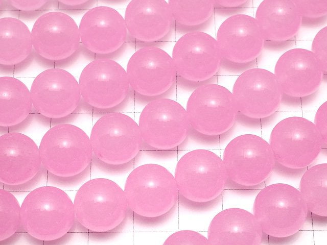 1strand $6.79! Pink Jade Round 12mm NO.2 1strand beads (aprx.15inch / 36cm)
