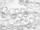 [Video] High Quality! Crystal AAA Drop Faceted Briolette 8x6x6mm 1/4strands -Bracelet