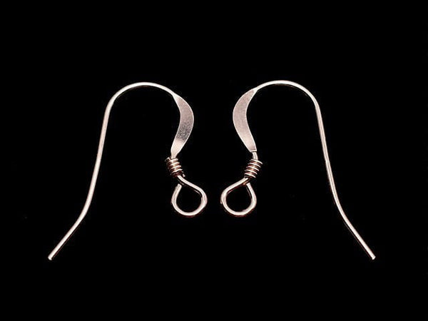 14KGF Pink Gold Filled Spring Earwire 14mm