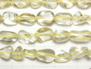 1strand $5.79! Lemon Quartz AAA- Small Size Nugget  1strand beads (aprx.15inch/37cm)
