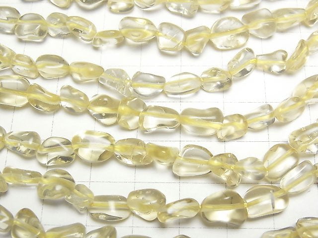 1strand $5.79! Lemon Quartz AAA- Small Size Nugget  1strand beads (aprx.15inch/37cm)