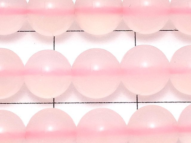 Sakura Pink Color Chalcedony Round 6mm 1strand beads (aprx.15inch / 36cm)