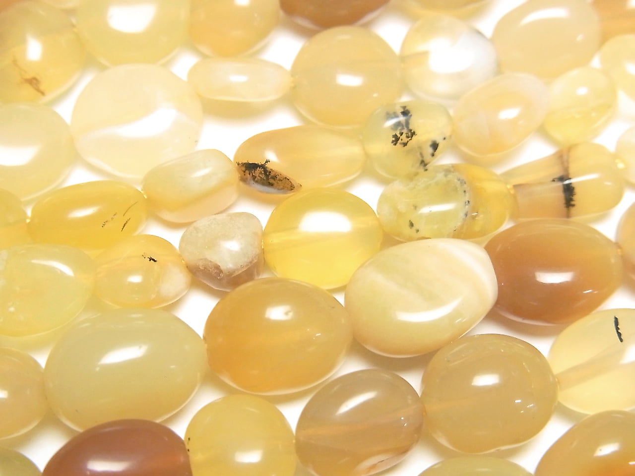 Yellow Opal AA Nugget 1strand beads (aprx.15inch/38cm)