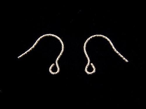 14KGF Earwire 10x12mm Sparkle 1 Pair