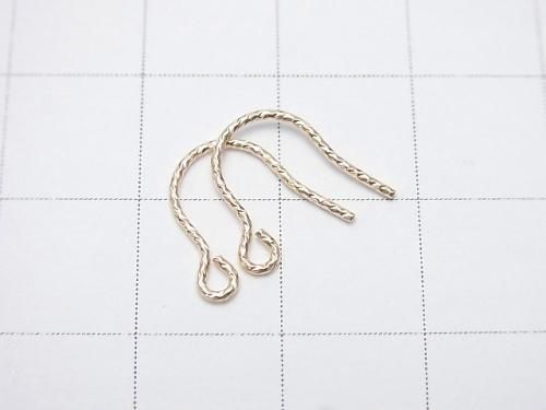 14KGF Earwire 10x12mm Sparkle 1 Pair