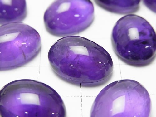 Zambia Amethyst AA++ Oval Cabochon 16x12mm 1pc