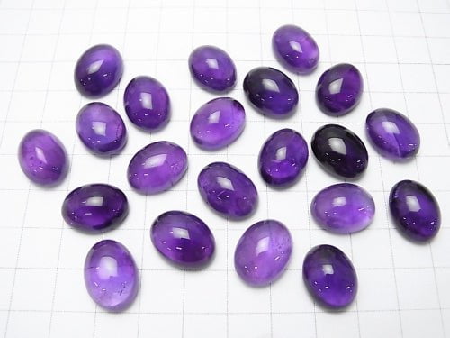 Zambia Amethyst AA++ Oval Cabochon 16x12mm 1pc