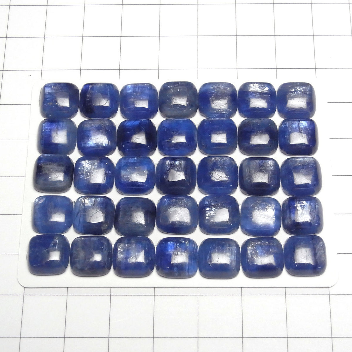 Kyanite AAA- Square Cabochon 9.5x9.5mm 1pc