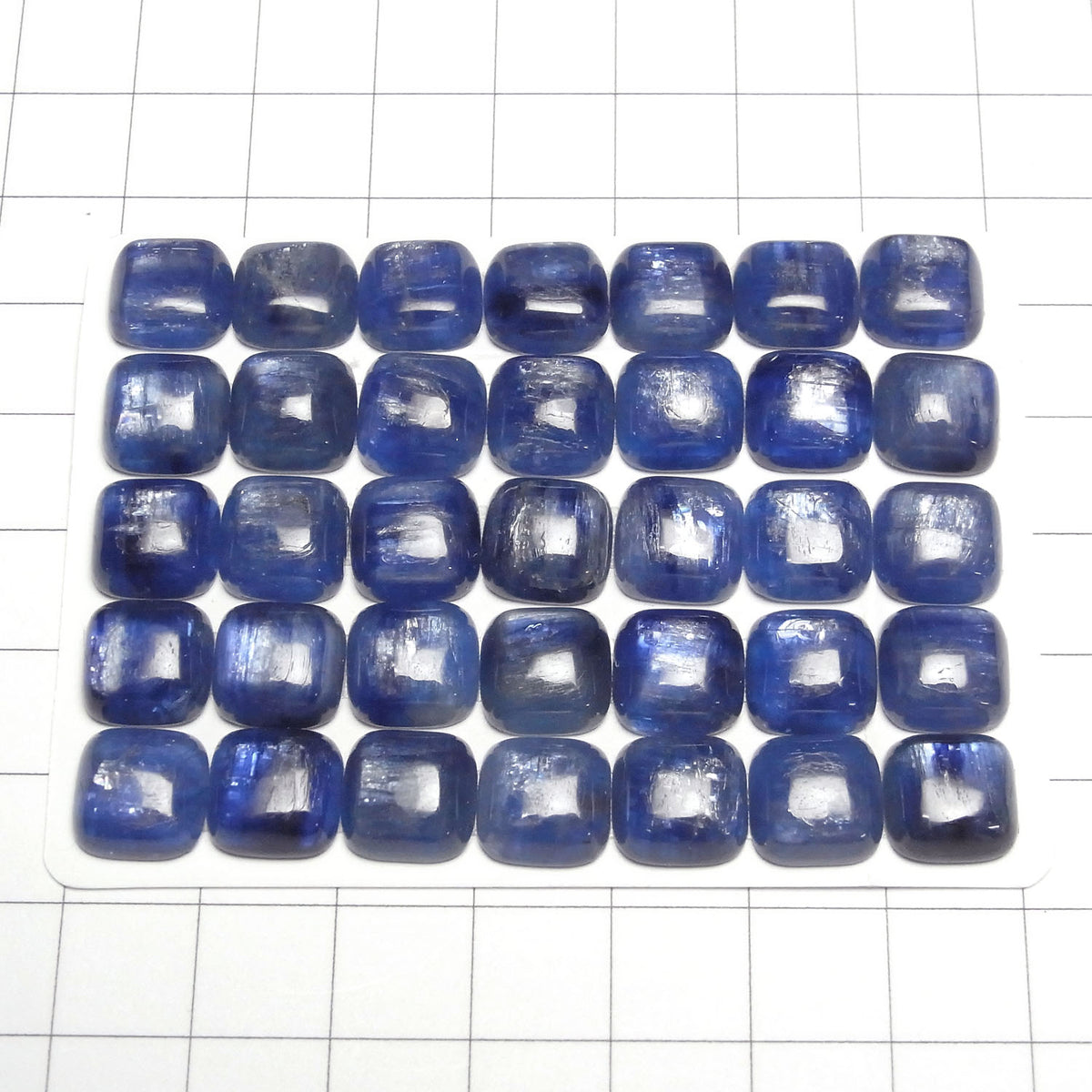 Kyanite AAA- Square Cabochon 9.5x9.5mm 1pc