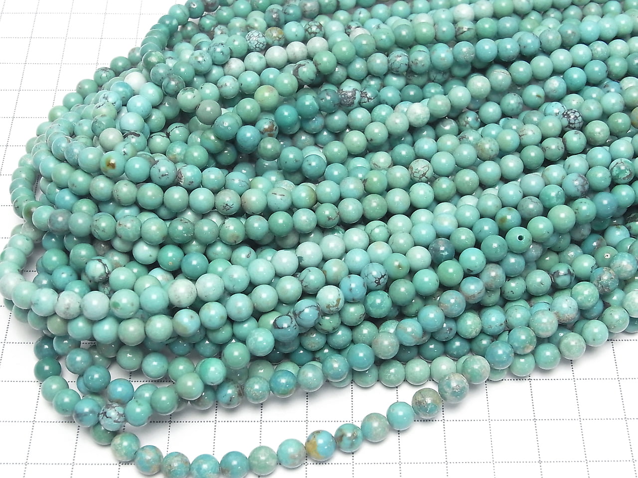 Turquoise AA++ Round 6mm half or 1strand beads (aprx.15inch/38cm)