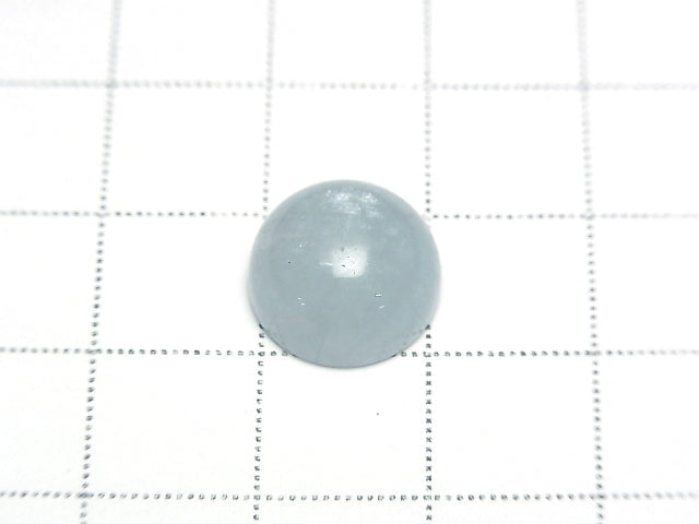 [Video] Namibia Aquamarine AAA-Round Cabochon 12x12mm 2pcs
